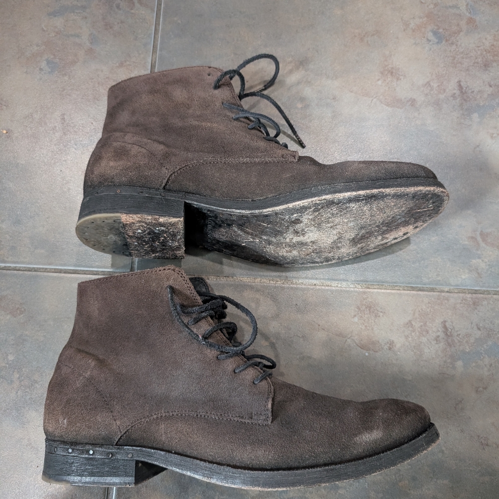 Men's Brown Suede Boots